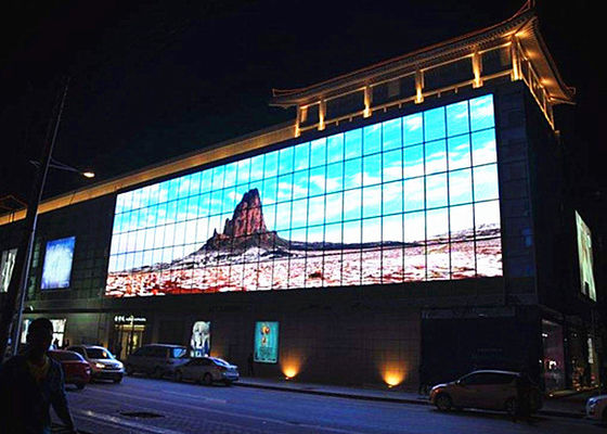 Trung Quốc Trung tâm mua sắm Màn hình LED trong suốt / Màn hình quảng cáo kỹ thuật số ngoài trời nhà cung cấp