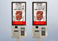 Kiosk quảng cáo cảm ứng thường trực miễn phí Kiosk / kiosk tự phục vụ với đầu đọc thẻ máy in nhà cung cấp