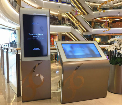Trung Quốc Wayfinding Màn hình cảm ứng kỹ thuật số Kiosk Hỗ trợ đa ngôn ngữ CE được phê duyệt nhà cung cấp