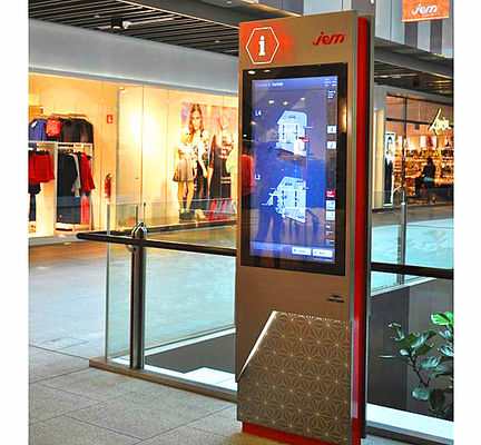 Trung Quốc Trung tâm mua sắm Tương tác Wayfinding Kiosk / Terminal tự phục vụ với nhiều ngôn ngữ nhà cung cấp