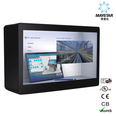 Trung Quốc Màn hình LCD bảng hiệu kỹ thuật số trong suốt đáng tin cậy Hiển thị màu đen Kích thước bảng 15 &quot;~ 84&quot; nhà cung cấp