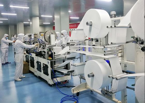 Máy làm mặt nạ phẫu thuật không dệt dùng một lần Ổn định chạy 220 V / 50Hz nhà cung cấp